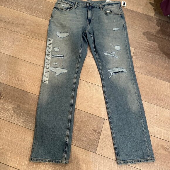 OLD NAVY MENS BUILT IN TOUGH FLEX SKINNY JEANS NEW 36X32 - Picture 1 of 10